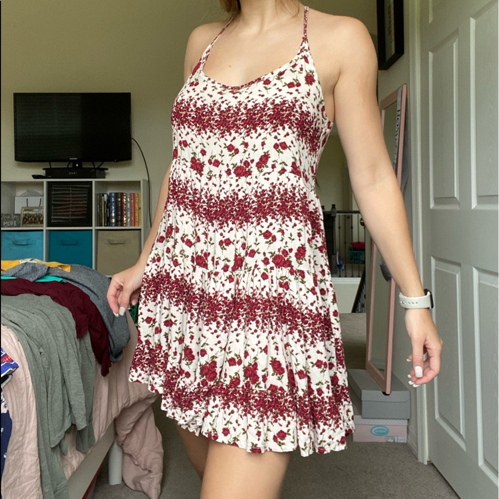 Brandy Melville floral roses sundress RARE